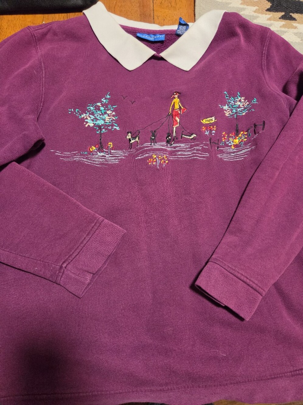 Karen Scott Cottage Sweatshirt
